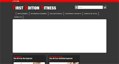 Desktop Screenshot of firsteditionfitness.com